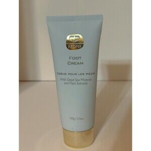 Kedma Foot Cream 100g 3.4oz Dead Sea Minerals Aloe Olive Oil Plant Extracts